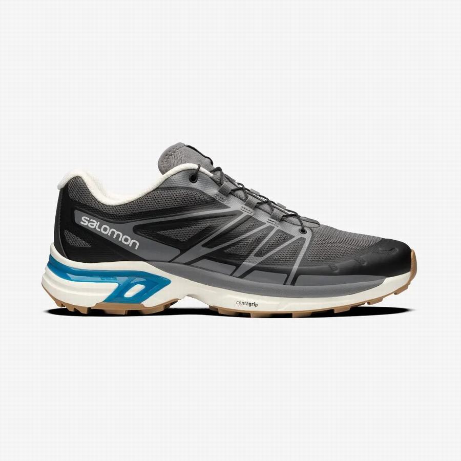 Adidasi Alergare Trail Salomon Xt-wings 2 Barbati Gri Inchis (PIQ337IO)